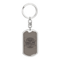 Gasoline Speed Racing Biker Keychain Stainless Steel or 18k Gold Dog Tag Keyring-Express Your Love Gifts