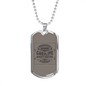 Gasoline Speed Racing Biker Necklace Stainless Steel or 18k Gold Dog Tag 24"-Express Your Love Gifts
