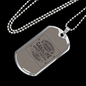 Gasoline Speed Racing Biker Necklace Stainless Steel or 18k Gold Dog Tag 24"-Express Your Love Gifts