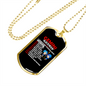 Gemini Facts White Zodiac Necklace Stainless Steel or 18k Gold Dog Tag 24" Chain-Express Your Love Gifts