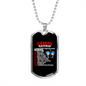 Gemini Facts White Zodiac Necklace Stainless Steel or 18k Gold Dog Tag 24" Chain-Express Your Love Gifts