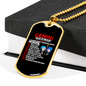 Gemini Facts White Zodiac Necklace Stainless Steel or 18k Gold Dog Tag 24" Chain-Express Your Love Gifts