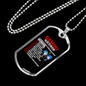 Gemini Facts White Zodiac Necklace Stainless Steel or 18k Gold Dog Tag 24" Chain-Express Your Love Gifts