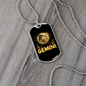 Gemini Girls Zodiac Necklace Stainless Steel or 18k Gold Dog Tag 24" Chain-Express Your Love Gifts