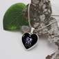 Gemini Horoscope Zodiac Necklace Stainless Steel or 18k Gold Heart 18-22"-Express Your Love Gifts