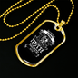 Gemini Man Zodiac Necklace Stainless Steel or 18k Gold Dog Tag 24" Chain-Express Your Love Gifts
