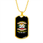 Genius Conversation Bones Necklace Stainless Steel or 18k Gold Dog Tag 24" Chain-Express Your Love Gifts