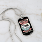 Genius Conversation Pink Necklace Stainless Steel or 18k Gold Dog Tag 24" Chain-Express Your Love Gifts