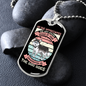 Genius Conversation Pink Necklace Stainless Steel or 18k Gold Dog Tag 24" Chain-Express Your Love Gifts