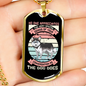 Genius Conversation Pink Necklace Stainless Steel or 18k Gold Dog Tag 24" Chain-Express Your Love Gifts