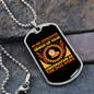 Genius Dogs Necklace Stainless Steel or 18k Gold Dog Tag 24" Chain-Express Your Love Gifts
