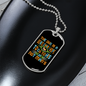 Gentleman Dog Colors Necklace Stainless Steel or 18k Gold Dog Tag 24" Chain-Express Your Love Gifts