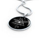 Geometric Astral Trip Circle Necklace Stainless Steel or 18k Gold 18-Express Your Love Gifts