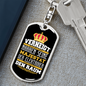 German Electrican Gift Swivel Keychain Dog Tag Stainless Steel or 18k Gold-Express Your Love Gifts