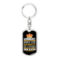 German Electrican Gift Swivel Keychain Dog Tag Stainless Steel or 18k Gold-Express Your Love Gifts