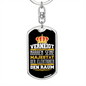 German Electrican Gift Swivel Keychain Dog Tag Stainless Steel or 18k Gold-Express Your Love Gifts