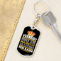 German Electrican Gift Swivel Keychain Dog Tag Stainless Steel or 18k Gold-Express Your Love Gifts