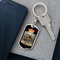 German Electrican Gift Swivel Keychain Dog Tag Stainless Steel or 18k Gold-Express Your Love Gifts