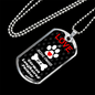 German Longhaired Pointer Love Is Stainless Steel or 18k Gold Dog Tag 24" Chain-Express Your Love Gifts