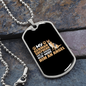 German Shepherd Angel Necklace Stainless Steel or 18k Gold Dog Tag 24" Chain-Express Your Love Gifts