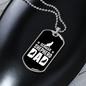 German Shepherd Dad Necklace Stainless Steel or 18k Gold Dog Tag 24" Chain-Express Your Love Gifts