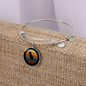German Shepherd Mom Bracelet Stainless Steel or 18k Gold Circle Bangle-Express Your Love Gifts