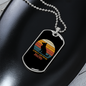 German Shepherd Mom Necklace Stainless Steel or 18k Gold Dog Tag 24" Chain-Express Your Love Gifts