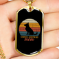 German Shepherd Mom Necklace Stainless Steel or 18k Gold Dog Tag 24" Chain-Express Your Love Gifts