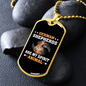 German Shepherd's Spirit Necklace Stainless Steel or 18k Gold Dog Tag 24" Chain-Express Your Love Gifts