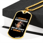 German Shepherd's Spirit Necklace Stainless Steel or 18k Gold Dog Tag 24" Chain-Express Your Love Gifts