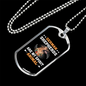 German Shepherd's Spirit Necklace Stainless Steel or 18k Gold Dog Tag 24" Chain-Express Your Love Gifts
