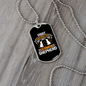 German Shepherd Superhero Necklace Stainless Steel or 18k Gold Dog Tag 24" Chain-Express Your Love Gifts