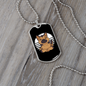 German Shepherd Yoga Necklace Stainless Steel or 18k Gold Dog Tag 24" Chain-Express Your Love Gifts