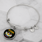 German Shorthaired Mom Bracelet Stainless Steel or 18k Gold Circle Bangle-Express Your Love Gifts