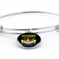German Shorthaired Mom Bracelet Stainless Steel or 18k Gold Circle Bangle-Express Your Love Gifts