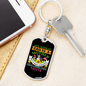 German Shorthaired Mom Keychain Stainless Steel or 18k Gold Dog Tag Keyring-Express Your Love Gifts