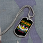 German Shorthaired Mom Necklace Stainless Steel or 18k Gold Dog Tag 24" Chain-Express Your Love Gifts