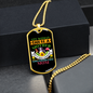 German Shorthaired Mom Necklace Stainless Steel or 18k Gold Dog Tag 24" Chain-Express Your Love Gifts