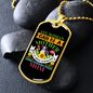 German Shorthaired Mom Necklace Stainless Steel or 18k Gold Dog Tag 24" Chain-Express Your Love Gifts