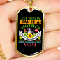 German Shorthaired Mom Necklace Stainless Steel or 18k Gold Dog Tag 24" Chain-Express Your Love Gifts