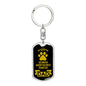 German Shorthaired Pointer Keychain Stainless Steel or 18k Gold-Express Your Love Gifts