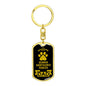German Shorthaired Pointer Keychain Stainless Steel or 18k Gold-Express Your Love Gifts