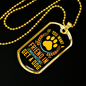 Get a Friend in Washington Yellow Necklace Stainless Steel or 18k Gold Dog Tag 24" Chain-Express Your Love Gifts