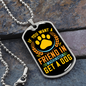 Get a Friend in Washington Yellow Necklace Stainless Steel or 18k Gold Dog Tag 24" Chain-Express Your Love Gifts