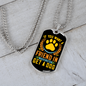 Get a Friend in Washington Yellow Necklace Stainless Steel or 18k Gold Dog Tag 24" Chain-Express Your Love Gifts