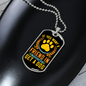 Get a Friend in Washington Yellow Necklace Stainless Steel or 18k Gold Dog Tag 24" Chain-Express Your Love Gifts