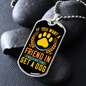 Get a Friend in Washington Yellow Necklace Stainless Steel or 18k Gold Dog Tag 24" Chain-Express Your Love Gifts