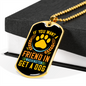 Get a Friend in Washington Yellow Necklace Stainless Steel or 18k Gold Dog Tag 24" Chain-Express Your Love Gifts