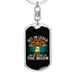 Get In Loser Crypto Keychain Stainless Steel or 18k Gold Dog Tag Keyring-Express Your Love Gifts
