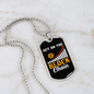 Get On The Block Crypto Necklace Stainless Steel or 18k Gold Dog Tag 24" Chain-Express Your Love Gifts